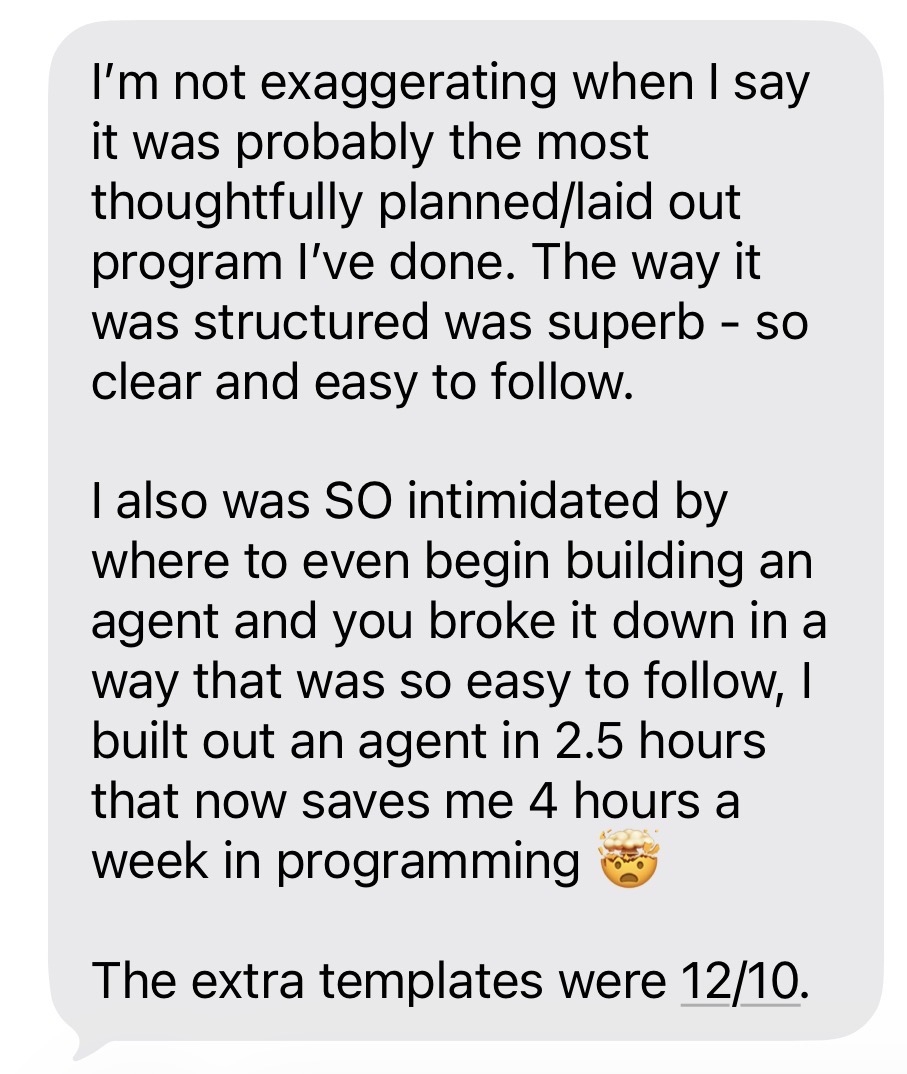 Hour Rich testimonial