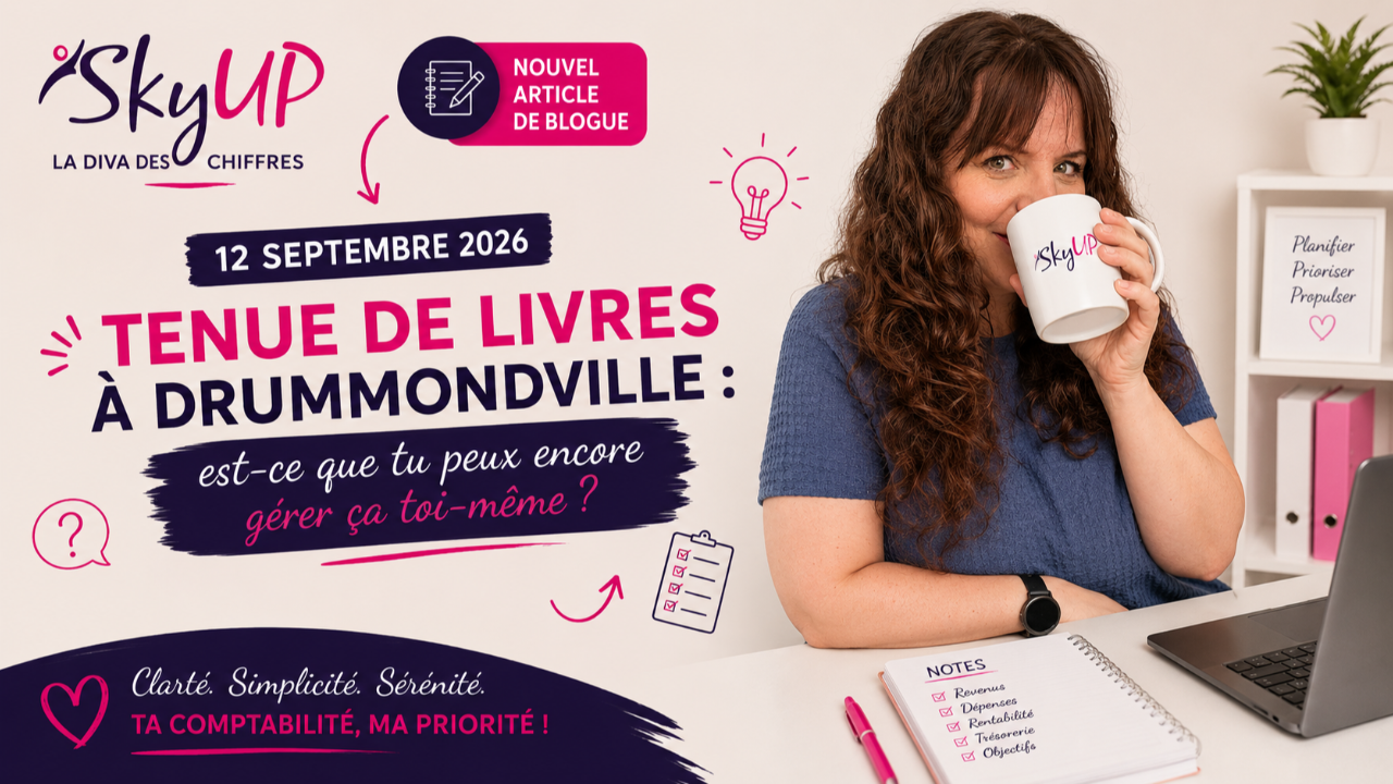 Bannière article - Tenue de livres à Drummondville