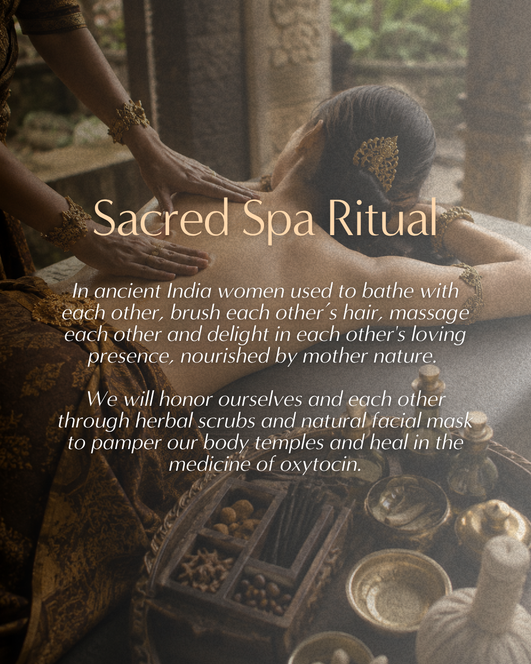 Sacred Spa, Embodiment Rituals, Theater Rituals