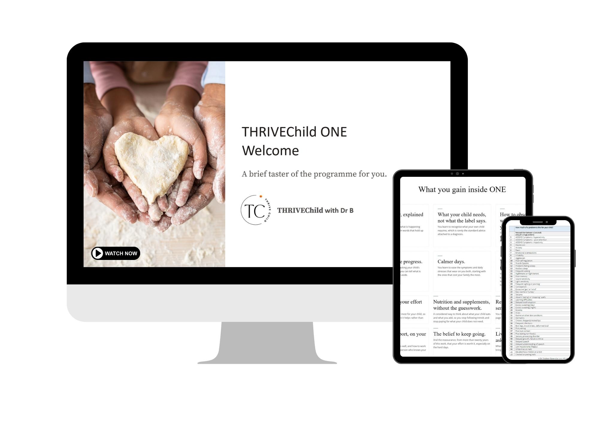 THRIVEChild ONE programme