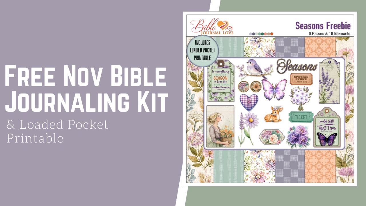 Nov Bible Journaling Freebie: Loaded Pocket