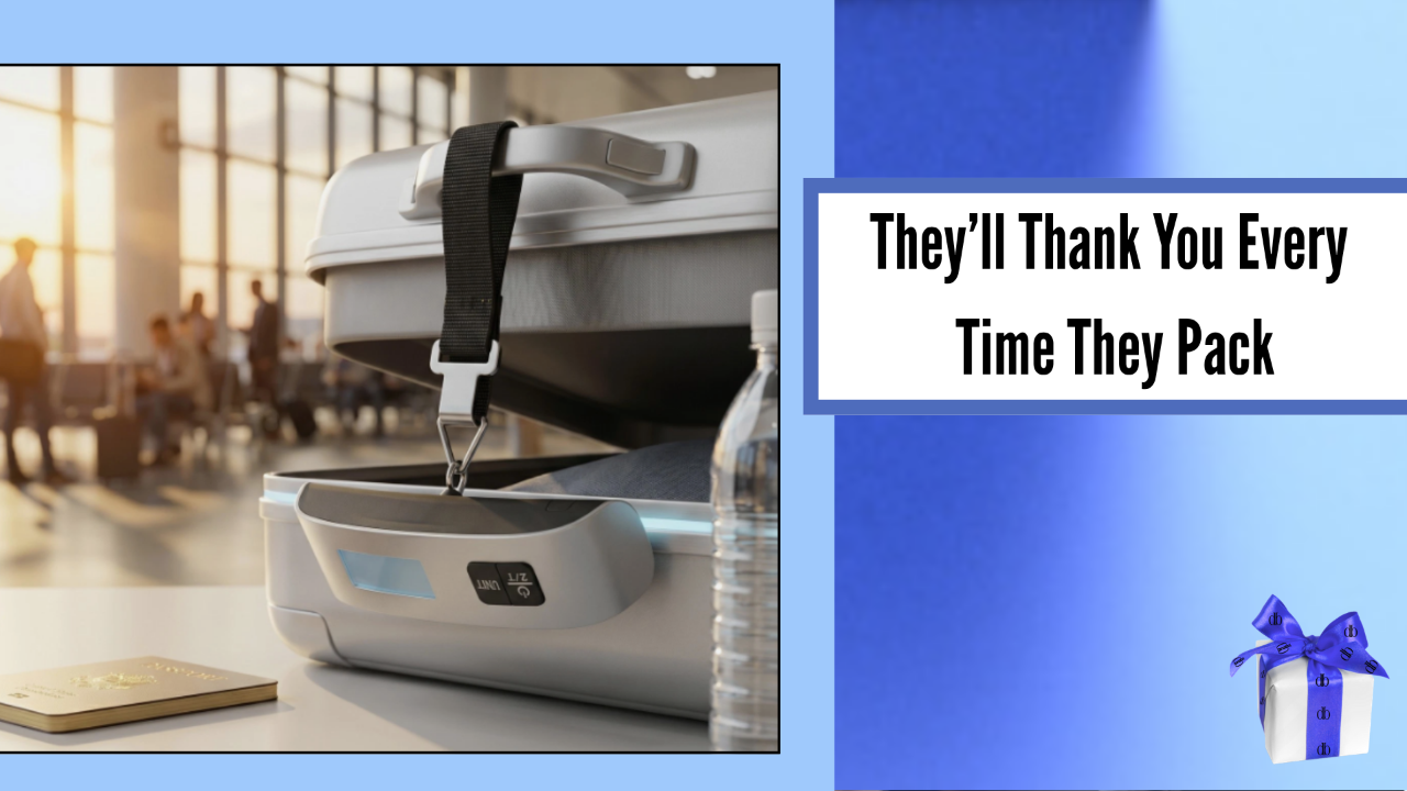 Branded luggage scale corporate gift for travelers