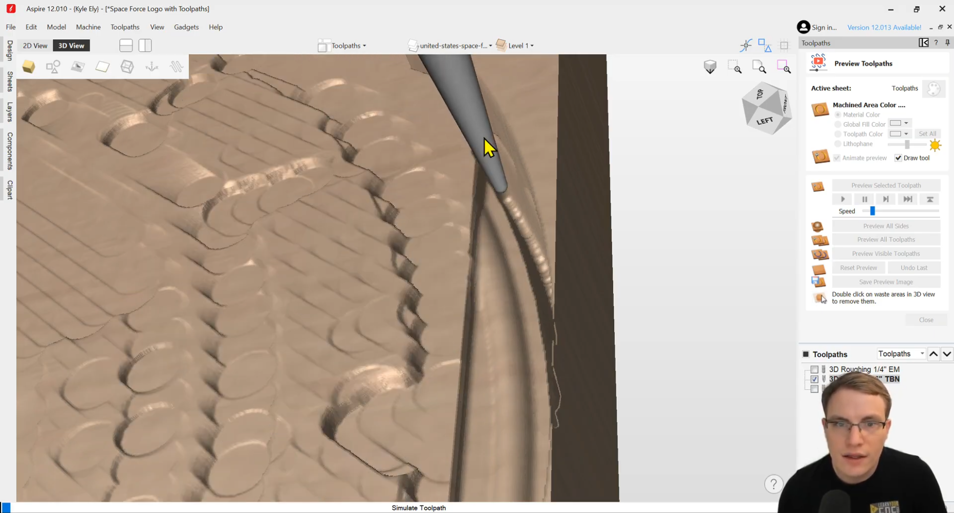 CNC Quick Tip: Look closer at your toolpaths to spot unexpected cuts before carving.