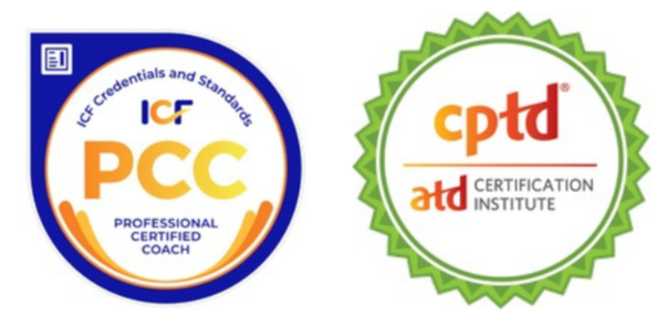 PCC & cptd certification badges