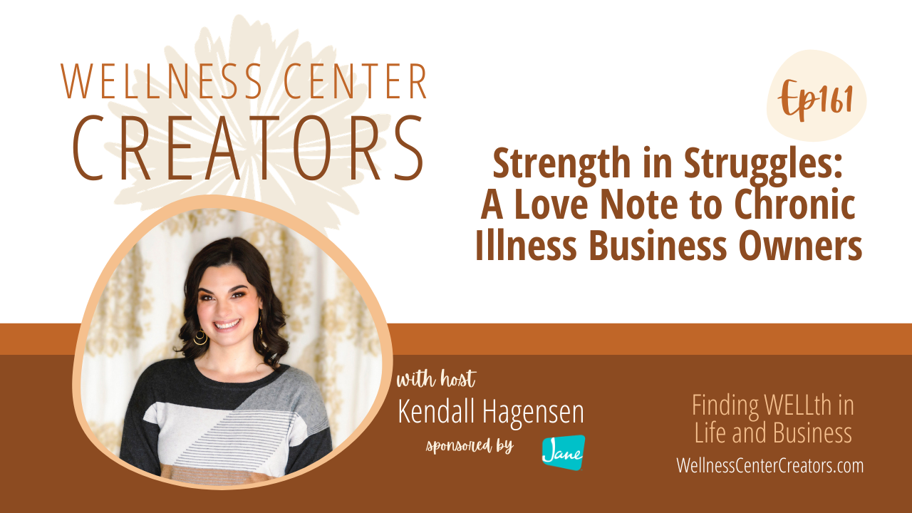 Kendall sends a heartfelt love note to wellness center owners living with chronic illness, sharing her own MS journey and reminding them they are seen and not alone. 