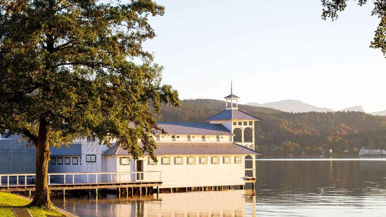 Das Badehaus am Wörthersee