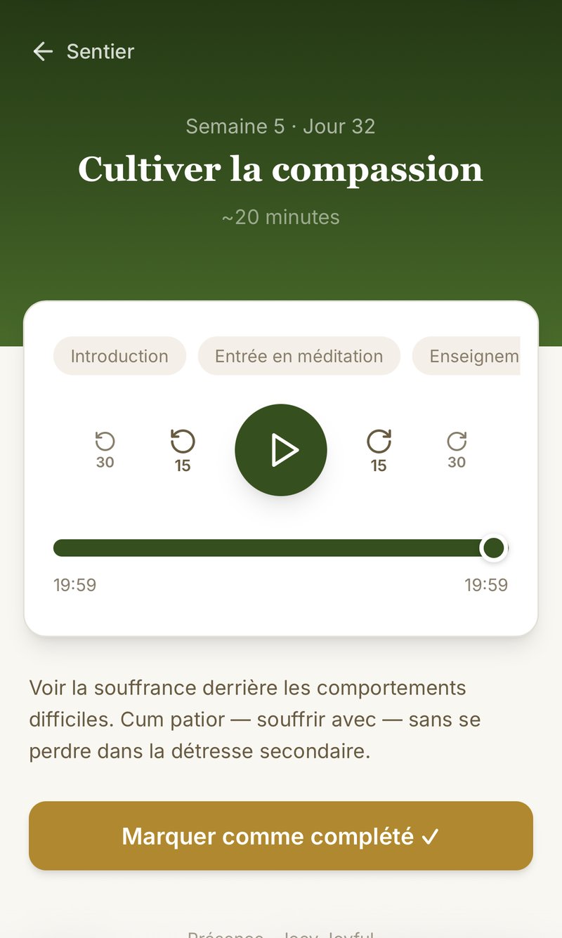 Jour 32 — Cultiver la compassion, 20 minutes de méditation guidée