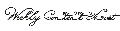 Weekly Content List