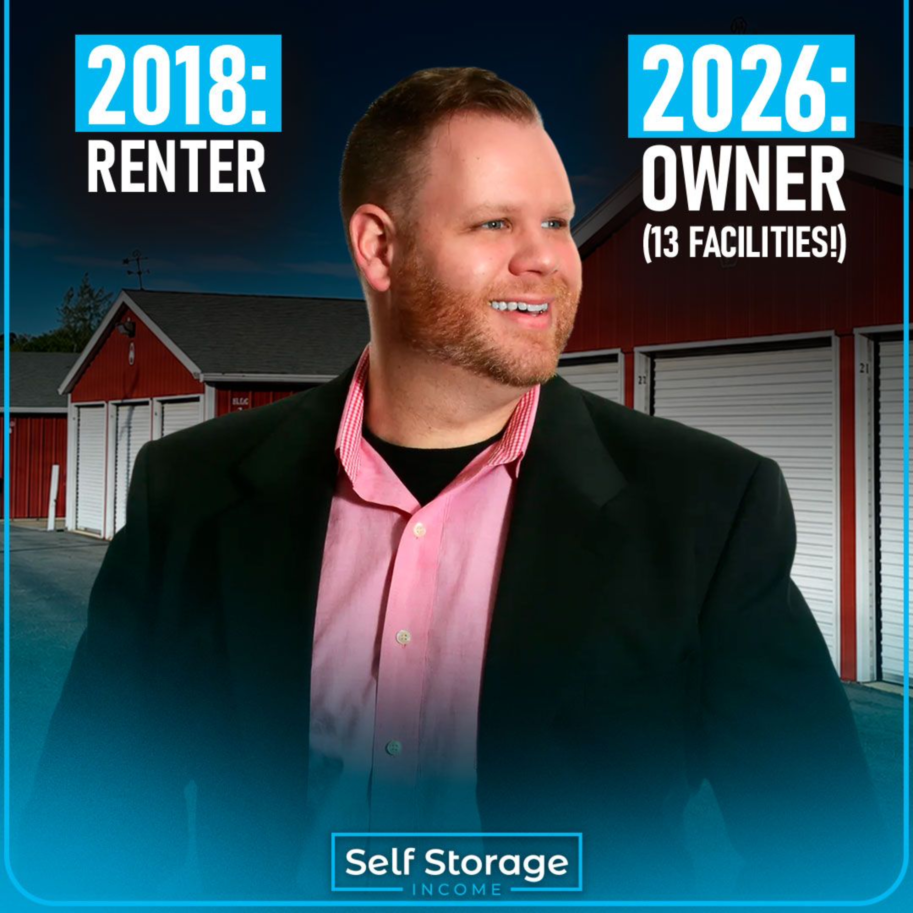 349. From “Accidental” Investor to Owning 13 Self Storage Facilities (2,800+ Units!) — Self Storage Income cover