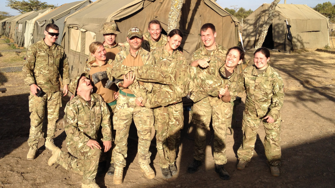 Dr Marcela and combat medics