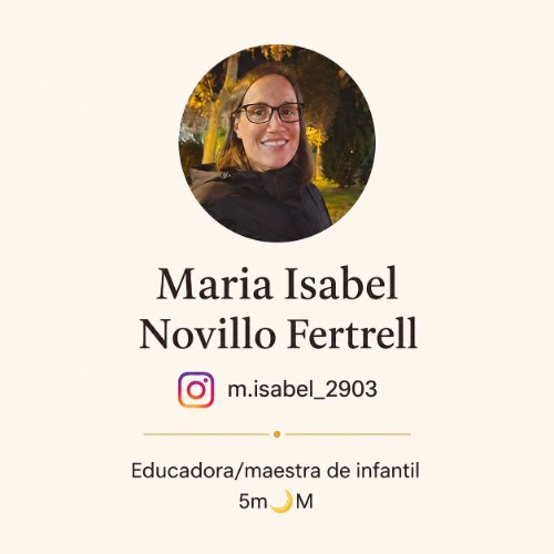Testimonio de María Isabel Novillo, número 1 en Educación Infantil