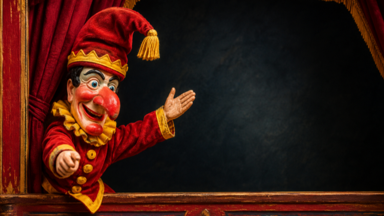 Mr Punch representing the inner critic