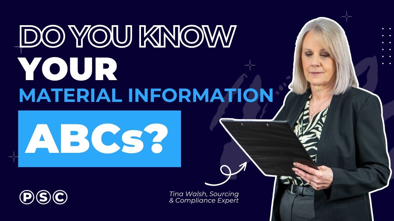 Material Information For Deal Sourcers Tina Walsh PSC