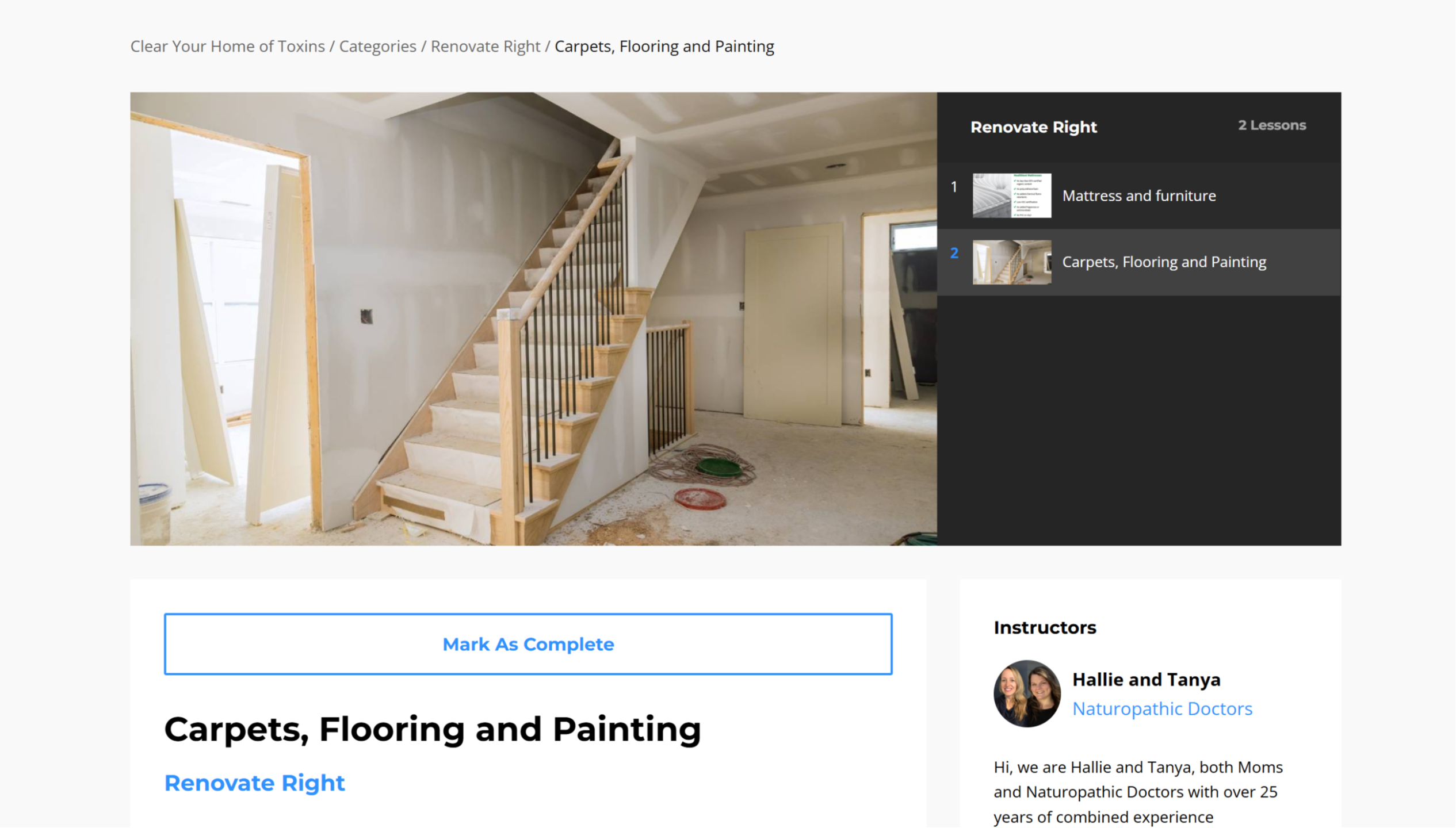 Renovate right: safer flooring, paint and furniture