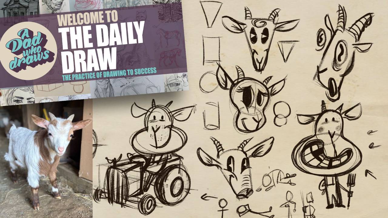 The Daily Draw: Finally Fill Your Sketchbook — One Page at a Time