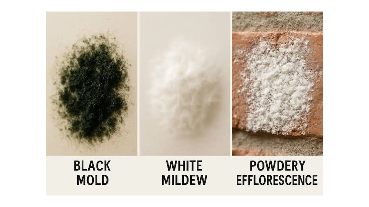 Black Mold vs White Mold: How to Tell Them Apart