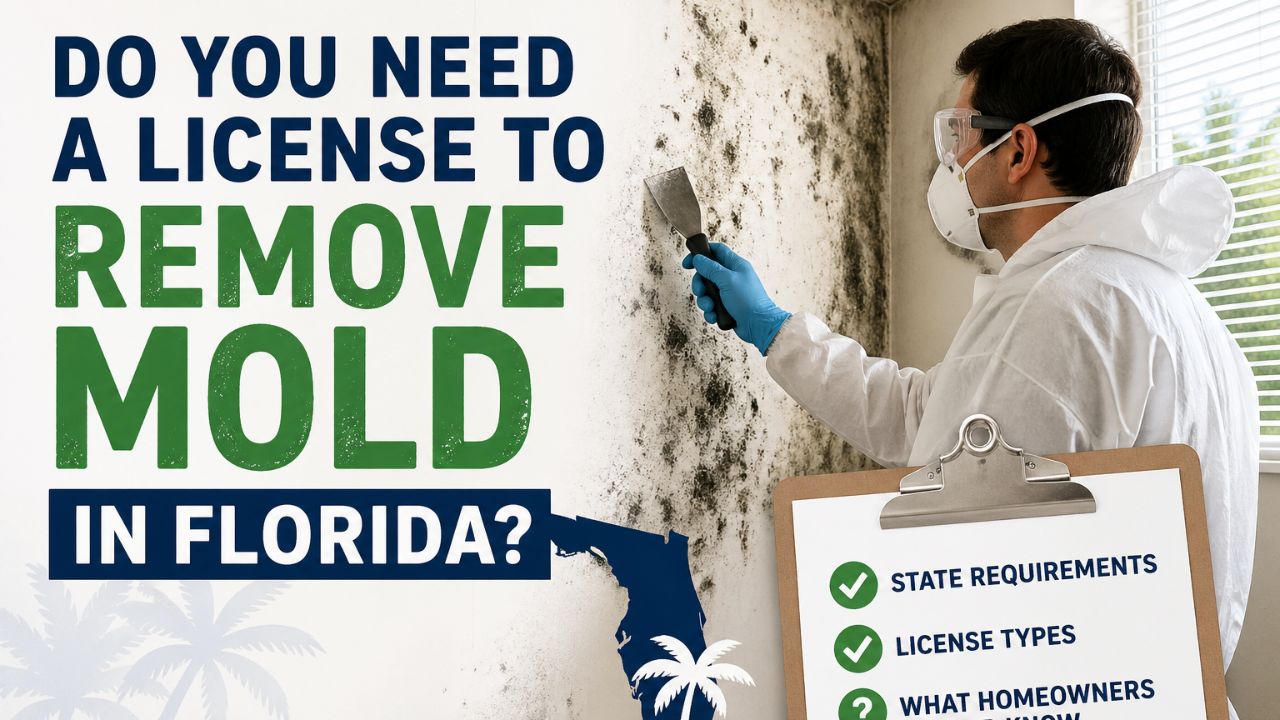Do You Need a License to Remove Mold in Florida