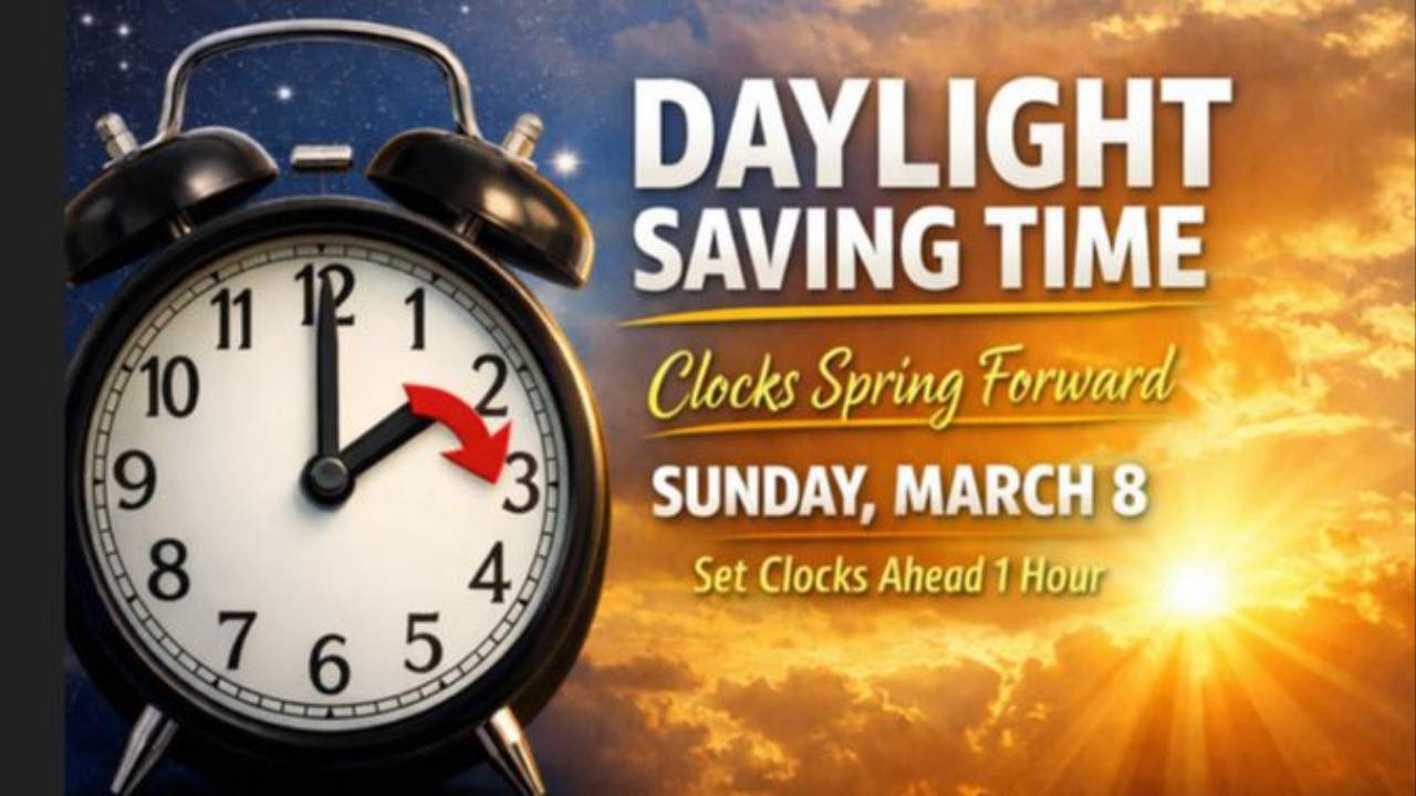 Clocks Spring Forward Sunday as Daylight Saving Time Returns
