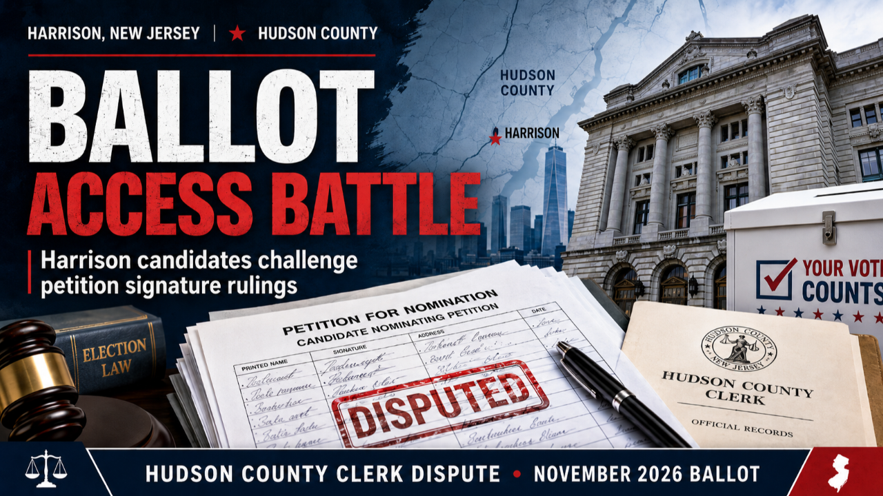 Ballot Access Harrison NJ Election