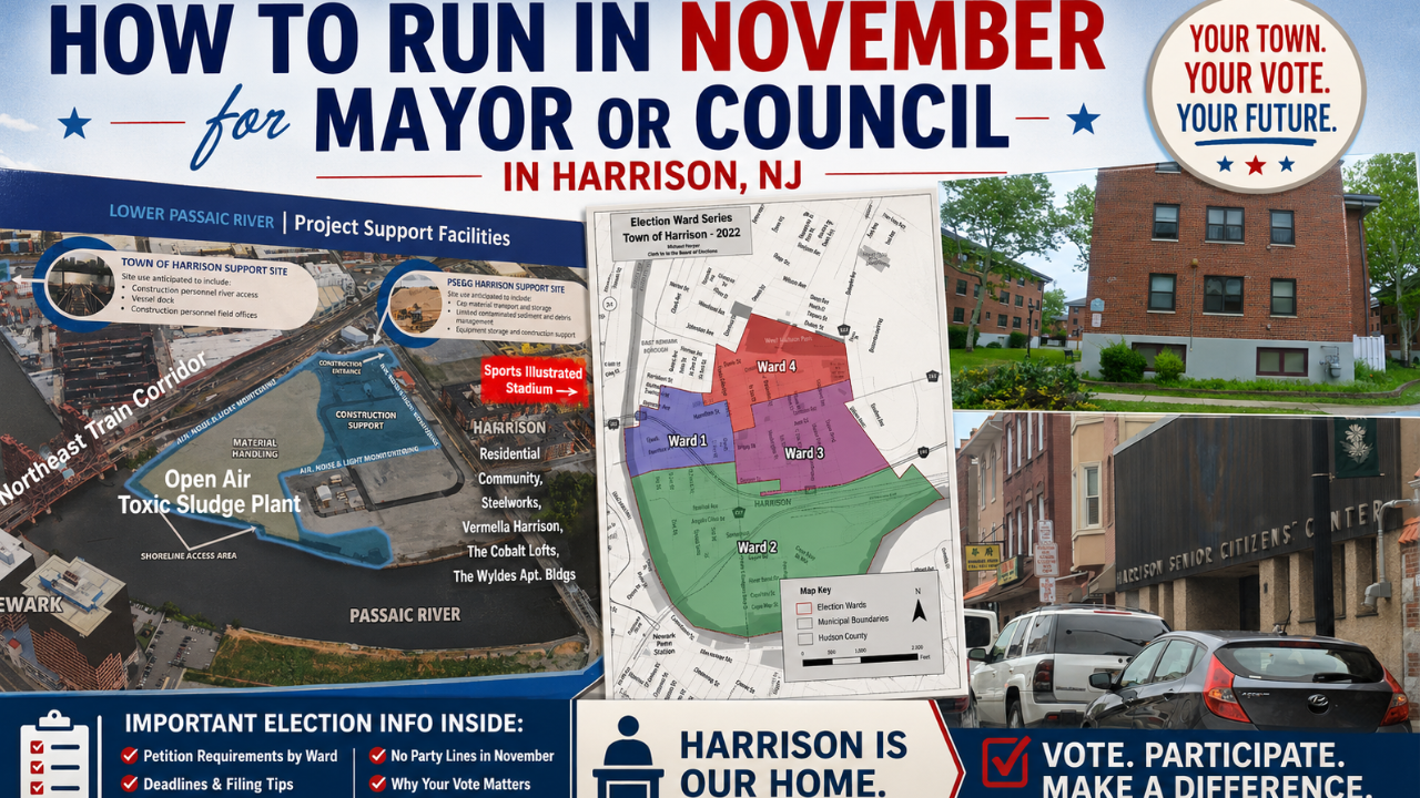 Harrison NJ November 2026 Election