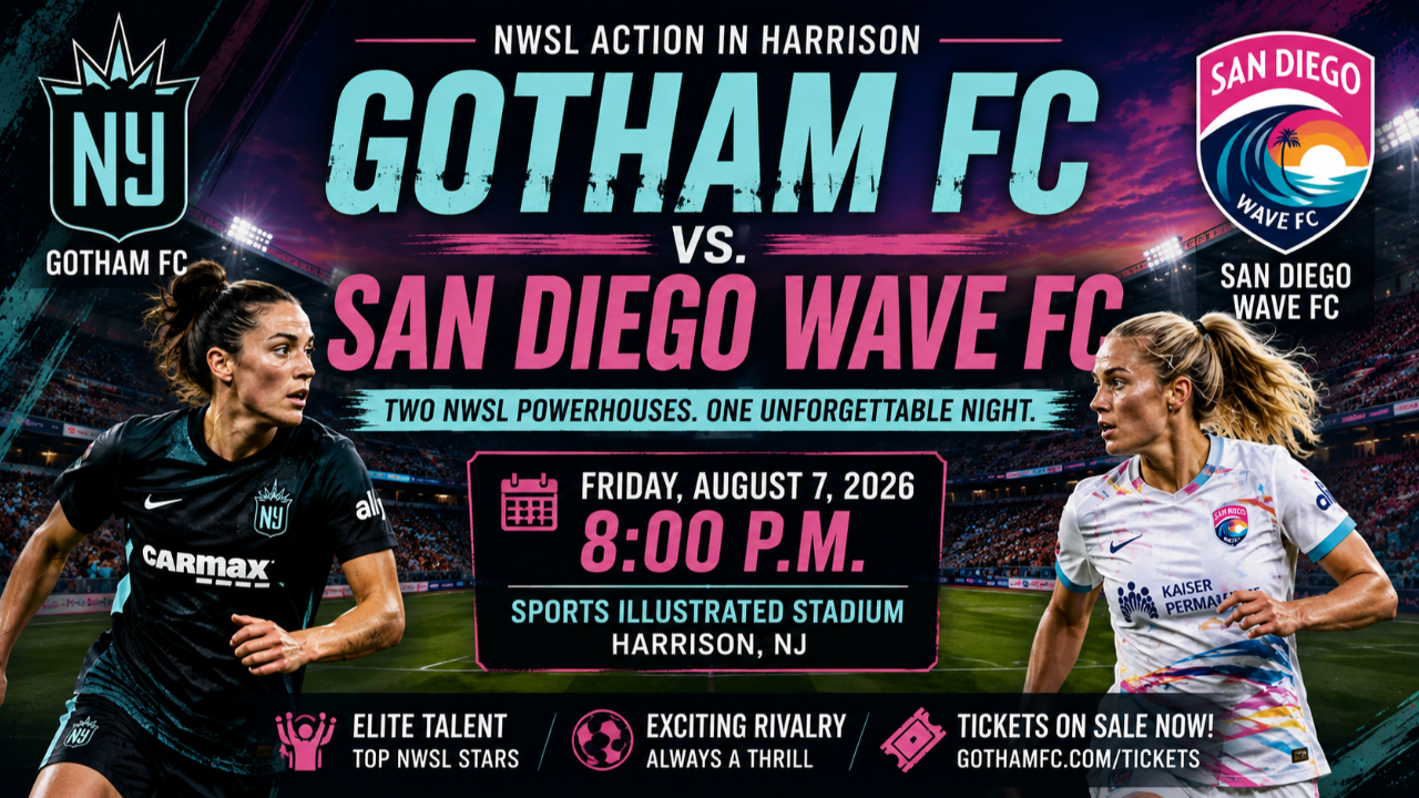 Gotham FC v San Diego Wave FC 8 7 2026