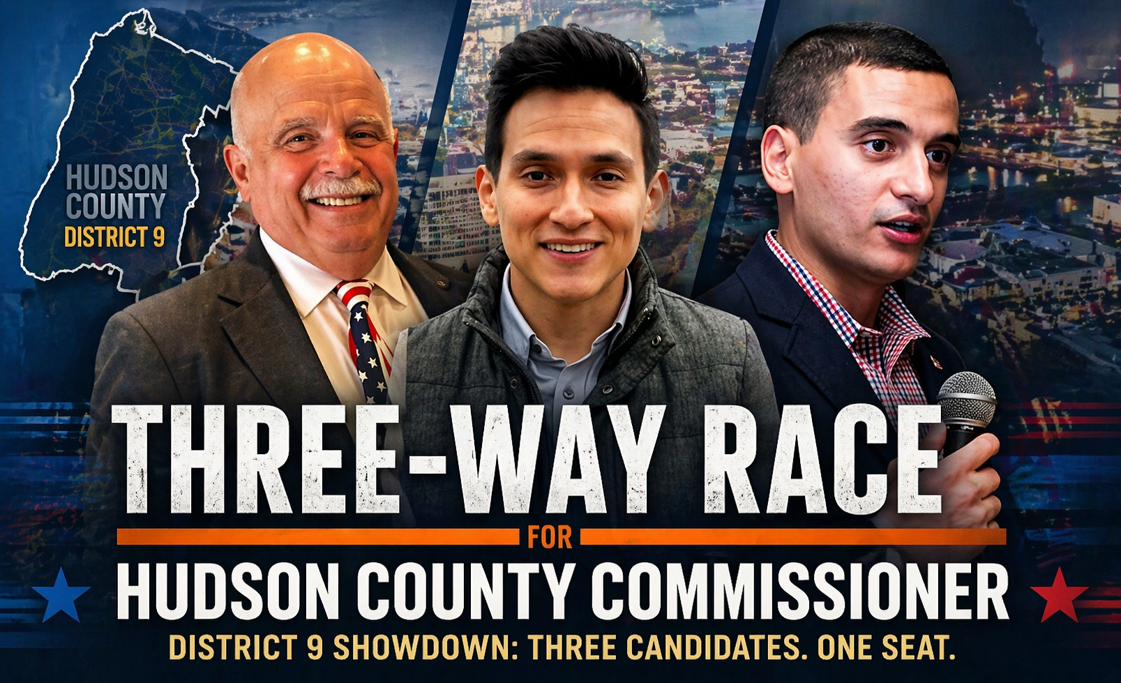 Three Hudson County District 9 Candidates