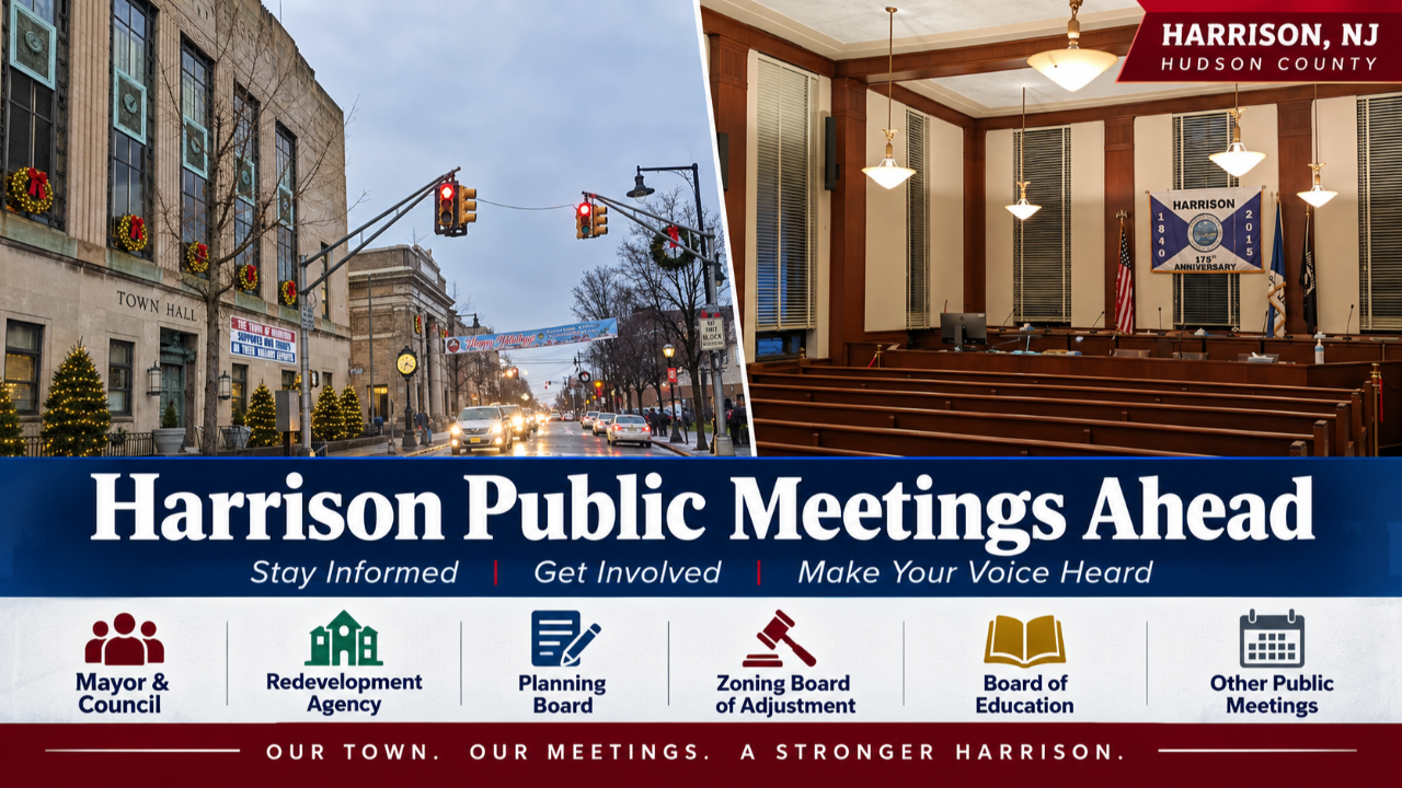 Harrison Public Meetings Ahead