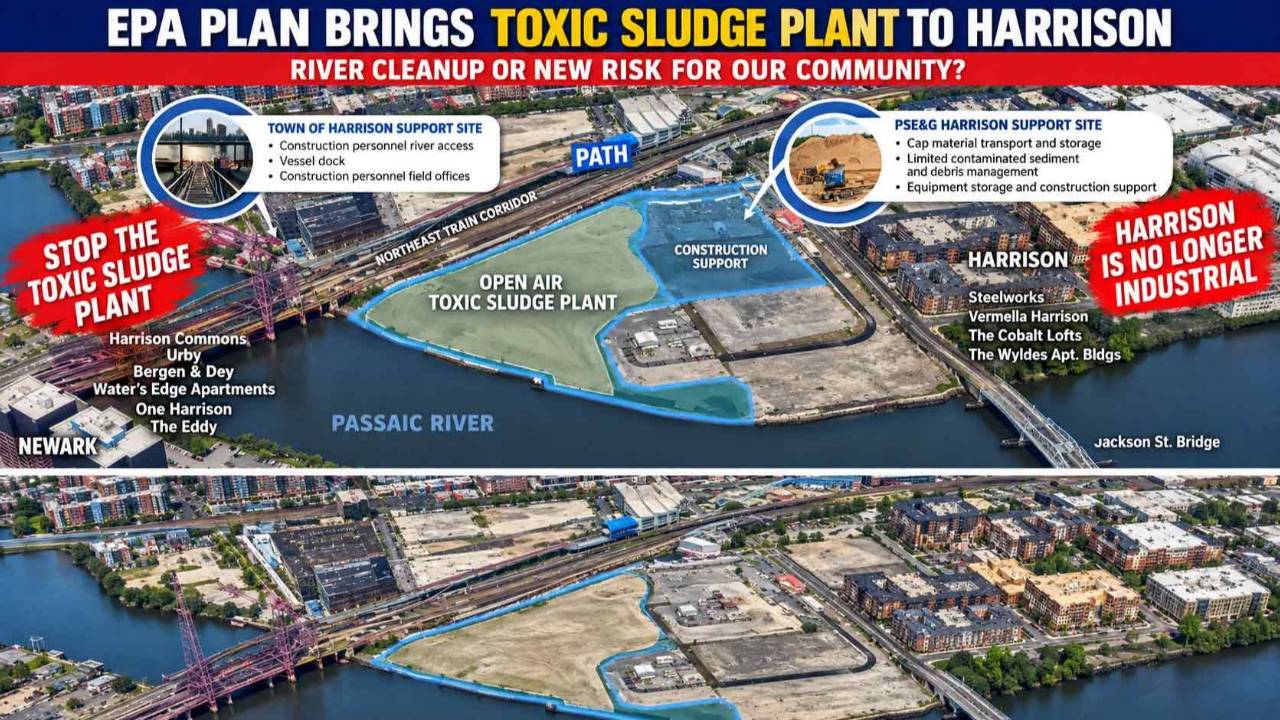 Toxic Sludge Plant At PSE&G Harrison NJ