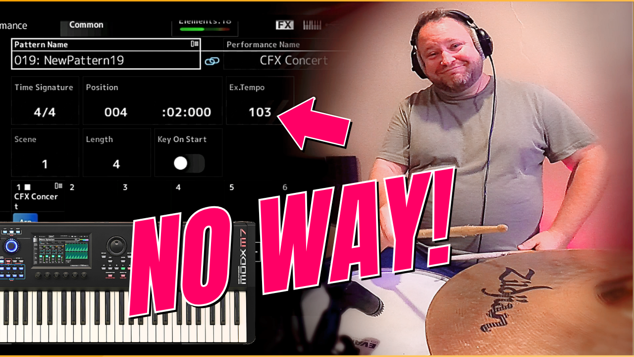 Your Yamaha MODX M Can Follow the Drummer?! 🎹+🥁