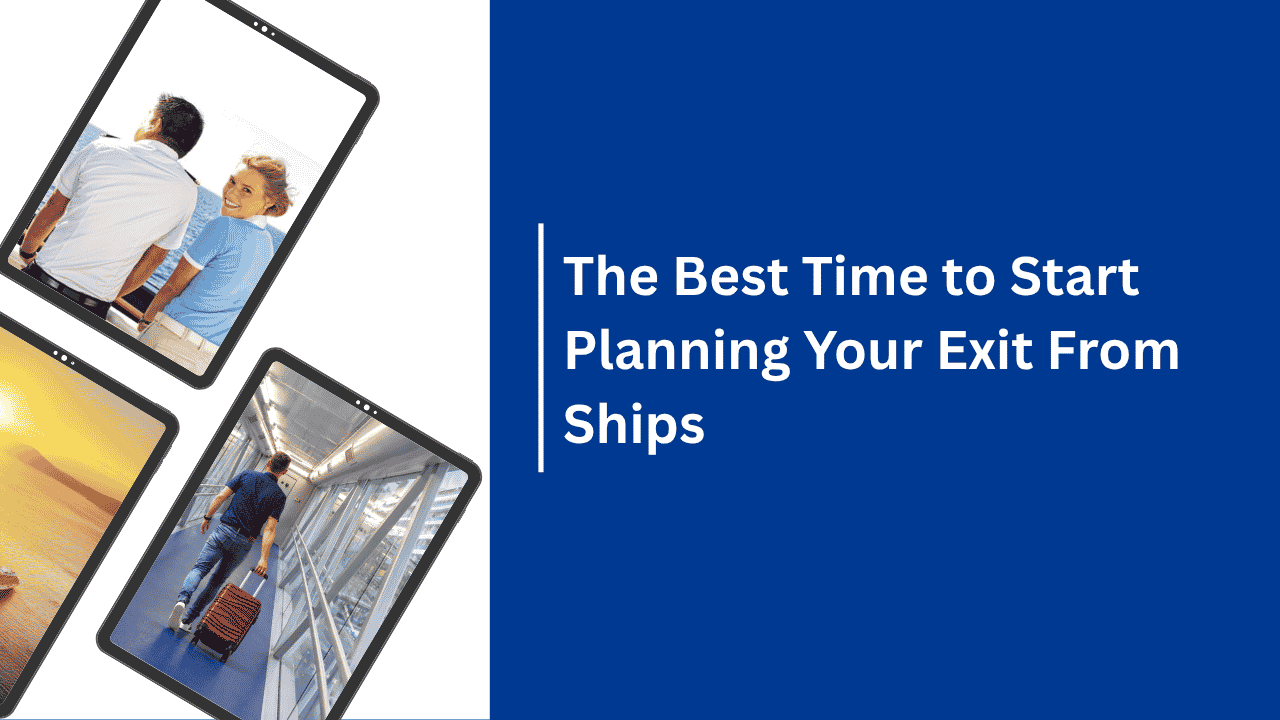When cruise ship crew should start planning their transition to life on land