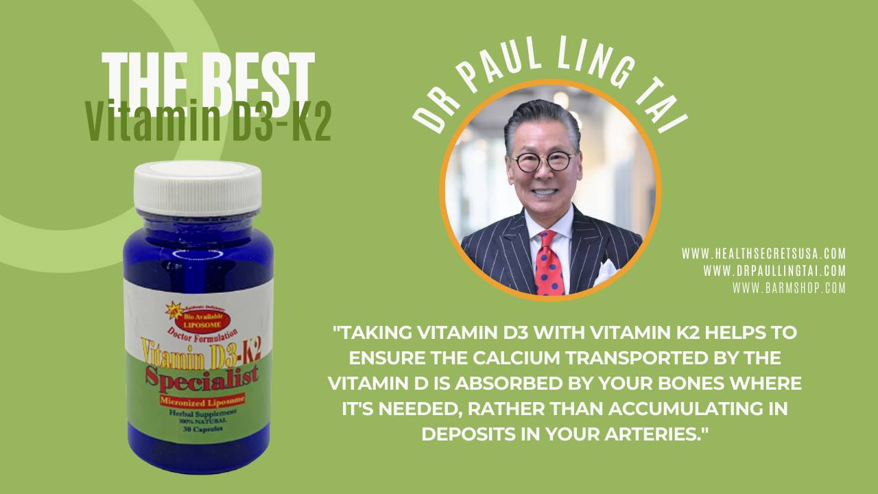 Vitamin D3K2 Works Better Together, Calcium Absorption Dr Tai Tips