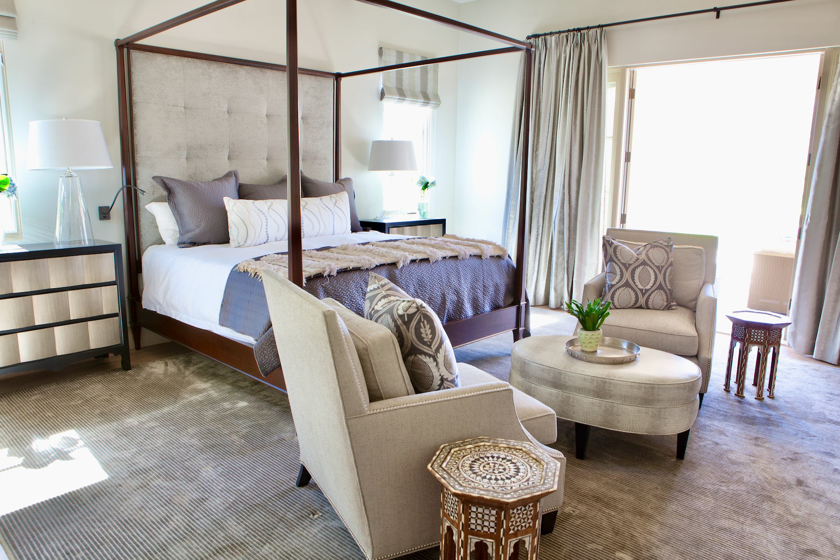 Via Pisa La Quinta California primary bedroom sitting room interior