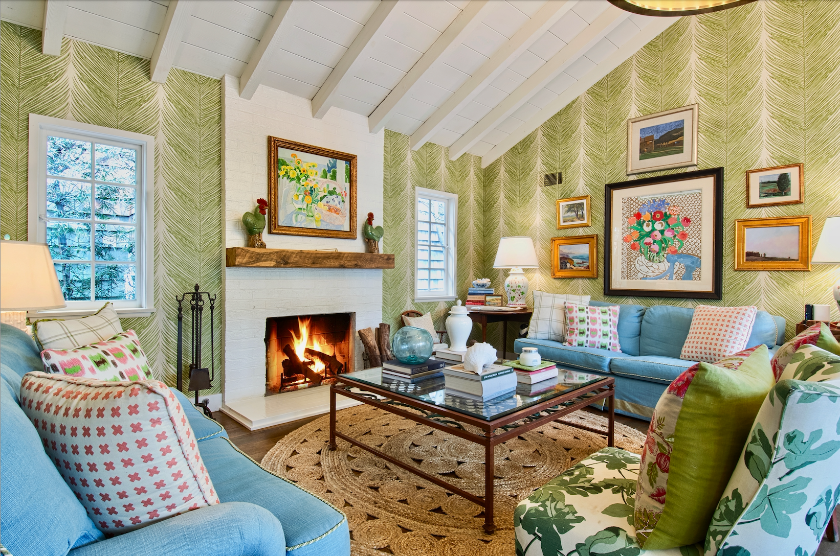 Vista Drive Newport Beach California living room interior