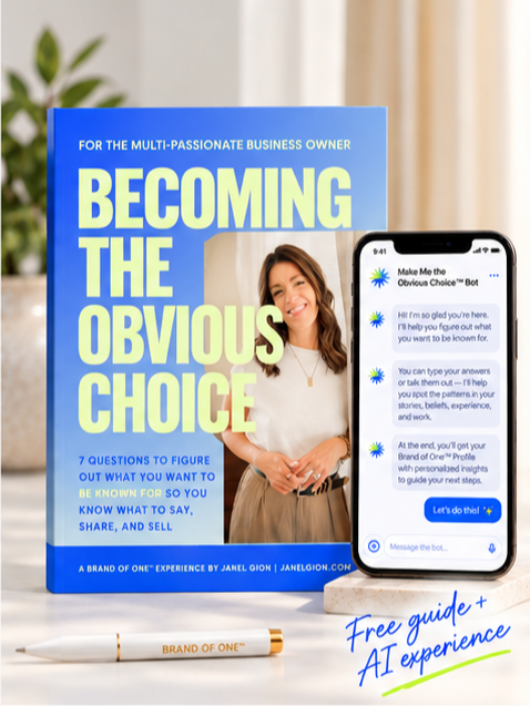 Becoming Known for One Thing Workbook and AI Bot