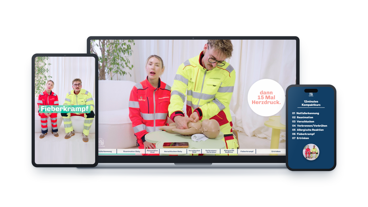 12minutes Kompaktkurs auf Laptop, Tablet und Smartphone