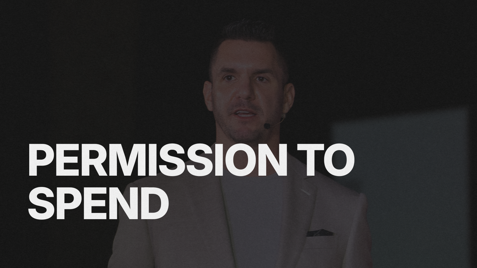 Tom Wall covering Permission to Spend
