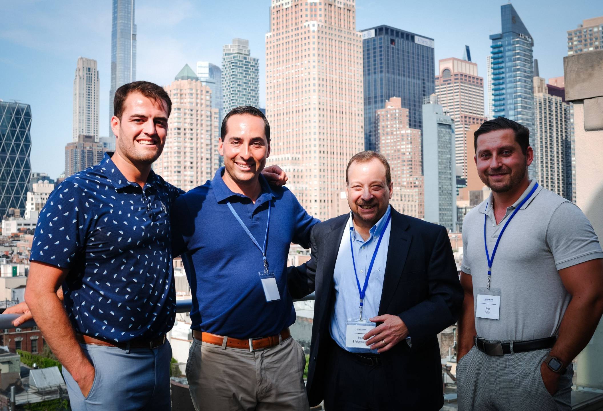 Happy hour and networking at a previous Whole Life Accelerator