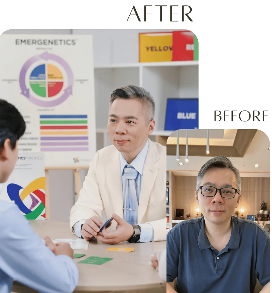 Michael 許家豪博士形象升級前後對比:改採 Minimal 風格與俐落版型