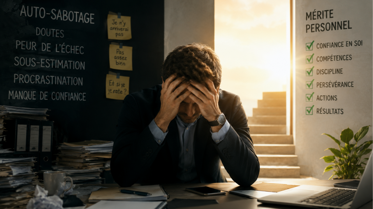 mérite personnel et confiance en ses compétences