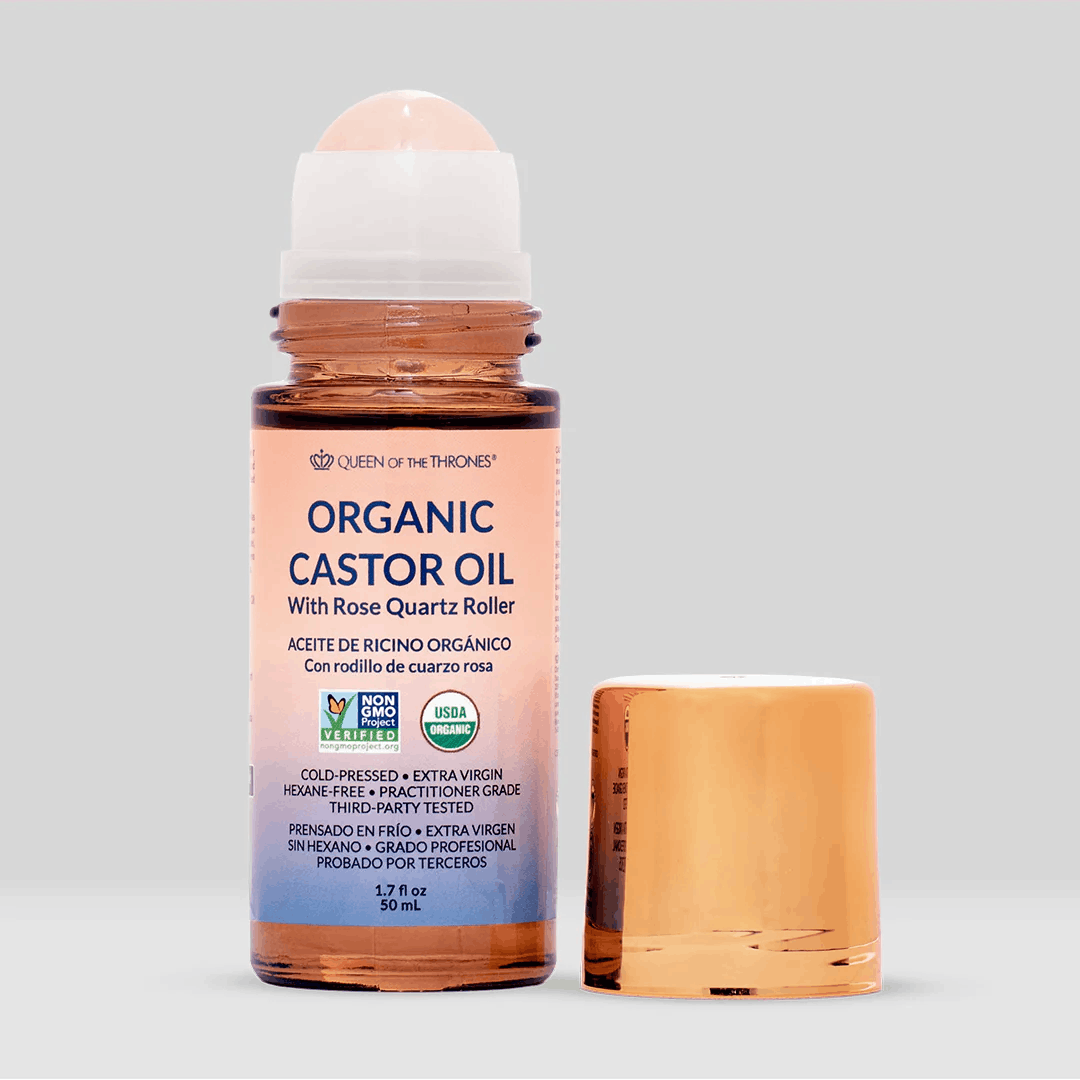 Organic castor oil and essential oil wellness products
