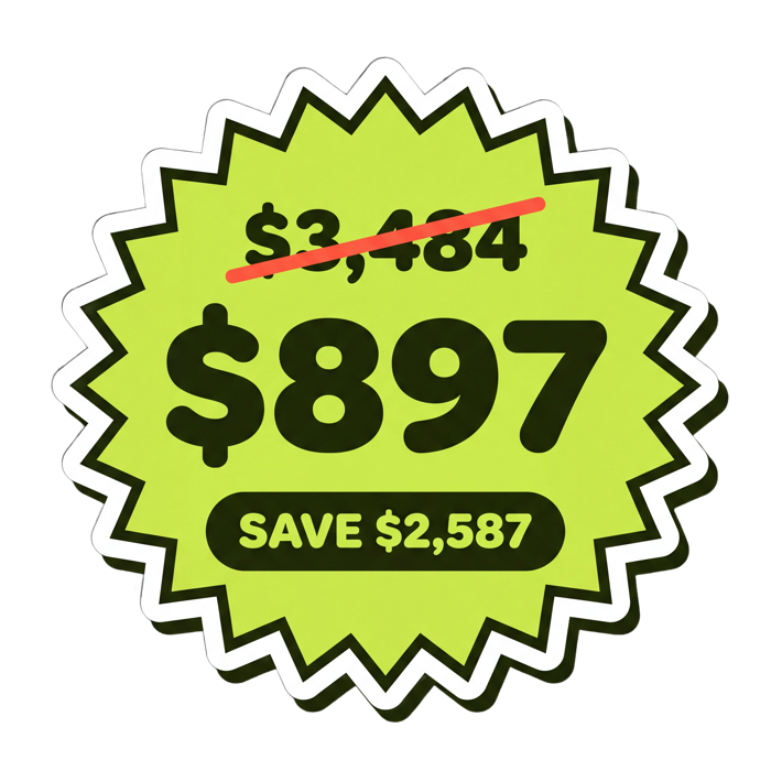 Was $3,484 — now $897 with the OTA 10% member discount. Save $2,587.