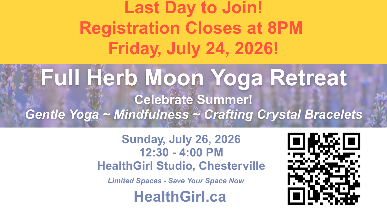 join sunday july 26 2026 herb moon yoga retreat at healthgirl - last day to join is friday july 24 2026 at 8:00 pm!