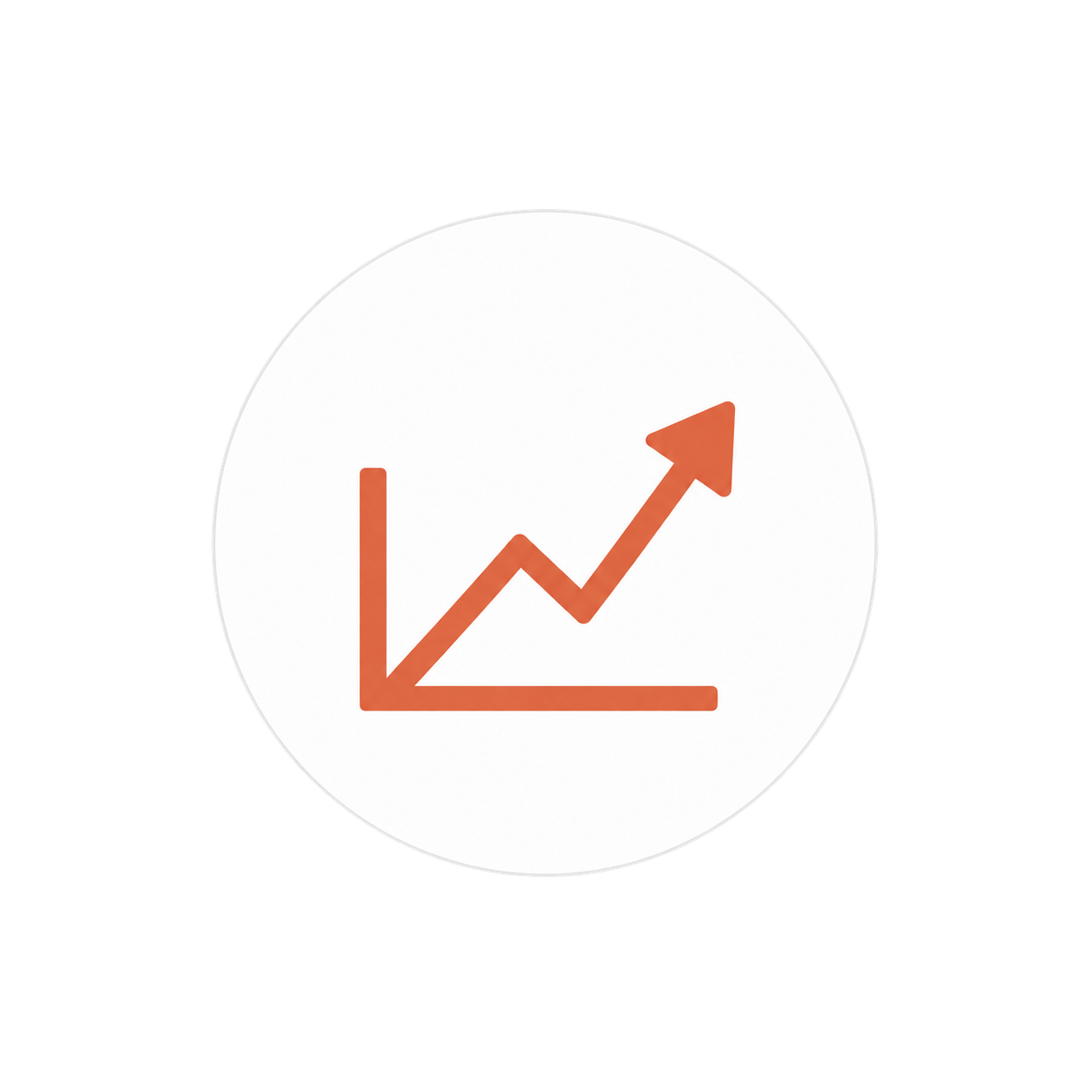 Growth trends icon