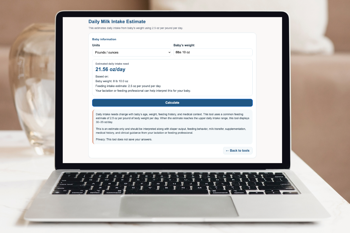 Lactation Library tool and PDF resource