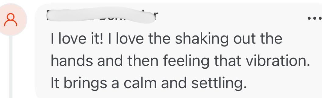 Participant feedback about a body-based practice