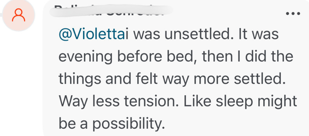 Participant feedback