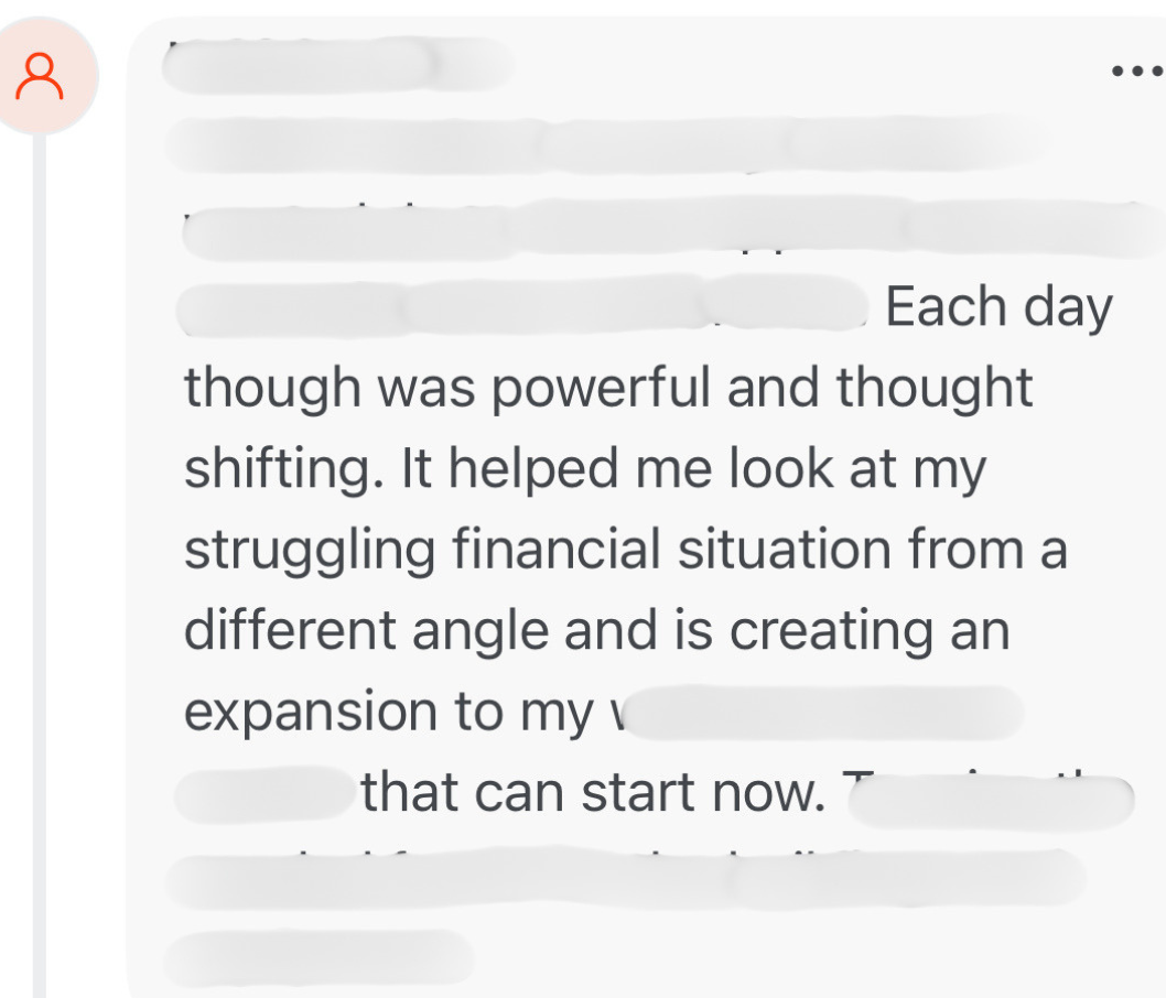 Participant feedback