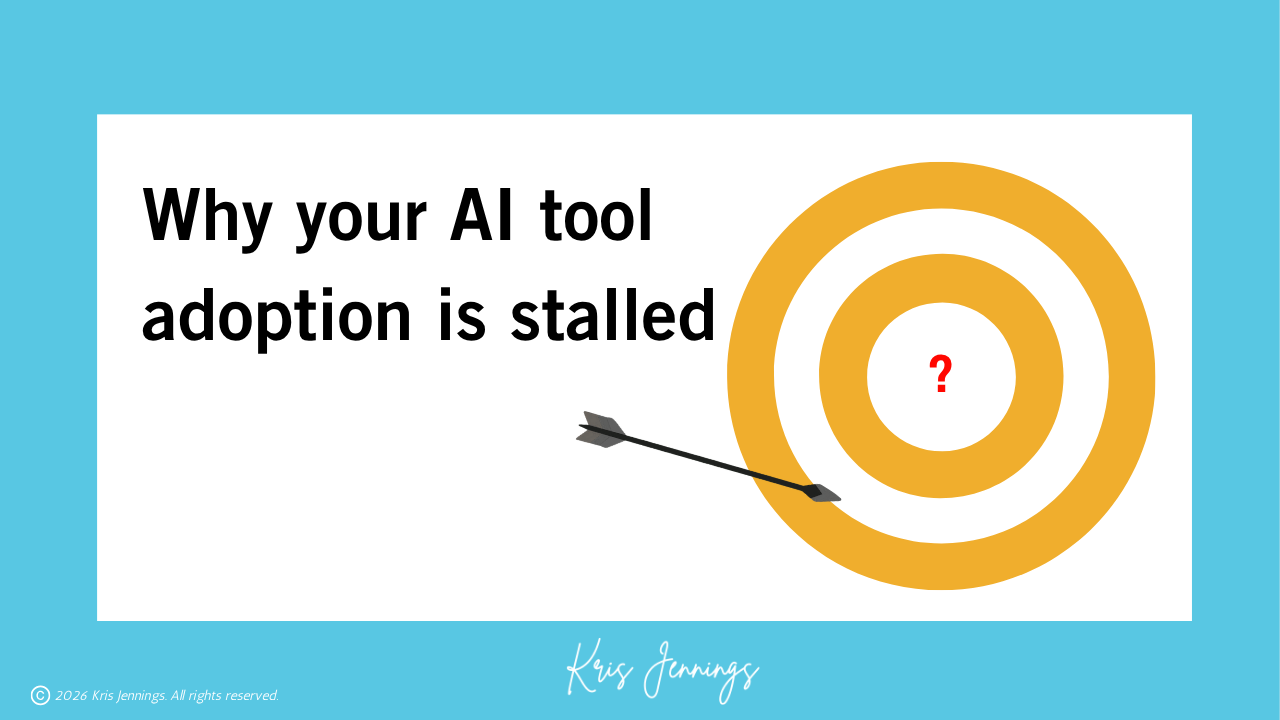 Why your AI tool adoption is stalled arrow missing target without a bullseye