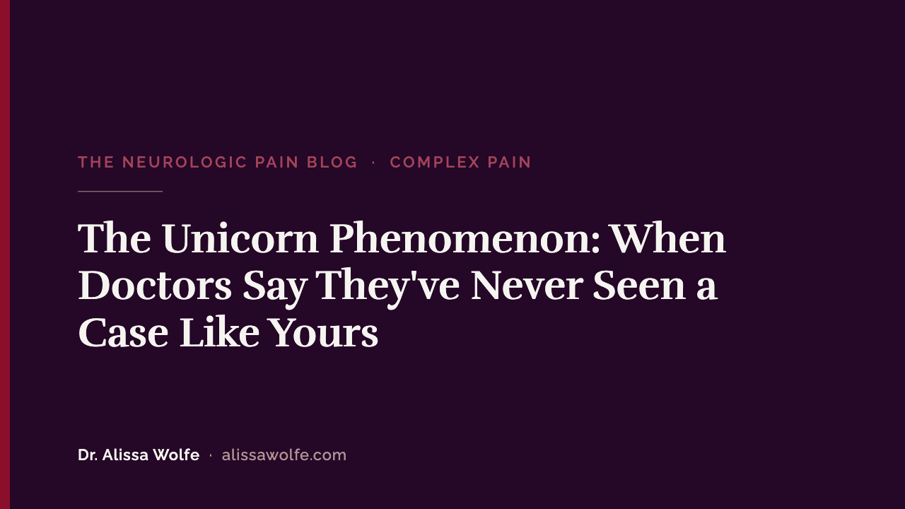 The Unicorn Phenomenon: When Doctors Say They've Never Seen a Case Like Yours