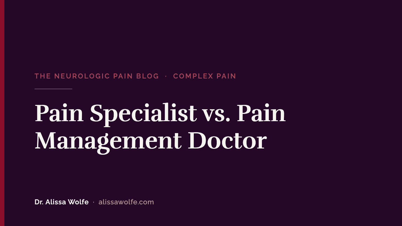 Pain Specialist vs. Pain Management Doctor: What Each Does and When Each Fits